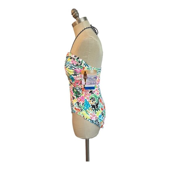 Coco Rave Swimwear XL Cruise Multi Color One Piece Bathing Suit Floral New Beach - Picture 3 of 9